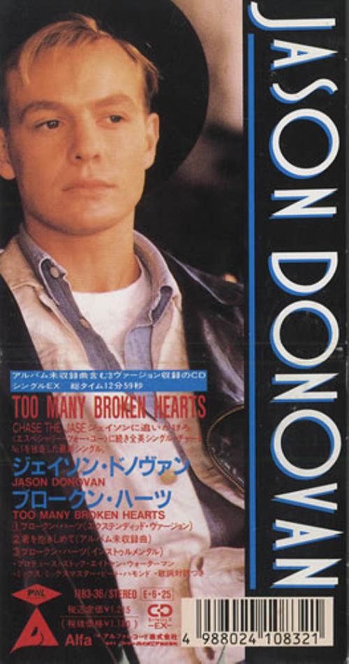 Jason Donovan Too Many Broken Hearts - Snapped Japanese Promo 3